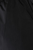 Oversized Cotton Twill Trousers with Drawstring
