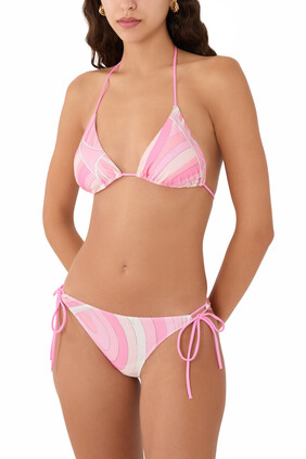 Printed Bikini Bottoms