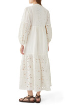 Broderie Maxi Dress