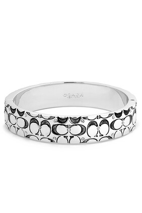 Logo Quilted Bangle