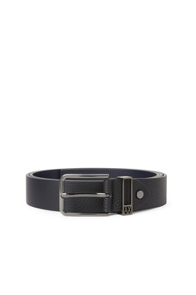 Logo Leather Belt