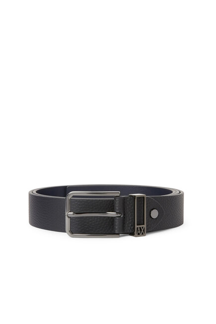 Logo Leather Belt