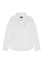 Kids Linen Button Up Shirt