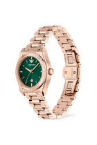 Three-Hand Stainless Steel Watch