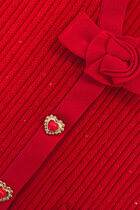 Kids Ribbed Knit Cardigan