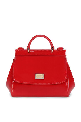 Kids Patent Leather Mini Sicily Bag 