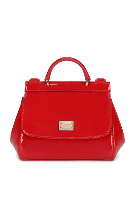 Kids Patent Leather Mini Sicily Bag 