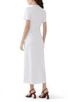  Long Piercing Dress in Cotton Jersey
