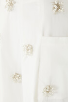 Novanna Embellished Midi Skirt