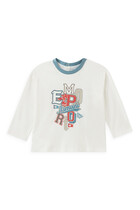 Kids Logo Cotton T-Shirt