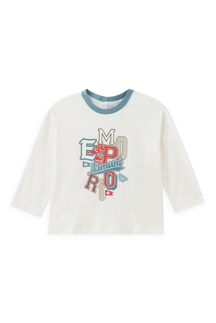 Kids Logo Cotton T-Shirt