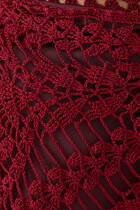 Padded Hip Crochet Skirt