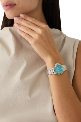 Saratoga Stainless Steel Watch