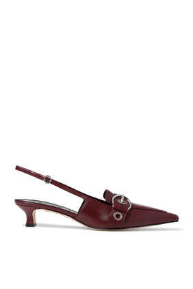 Davina Eyelet Slingback 35 Pumps