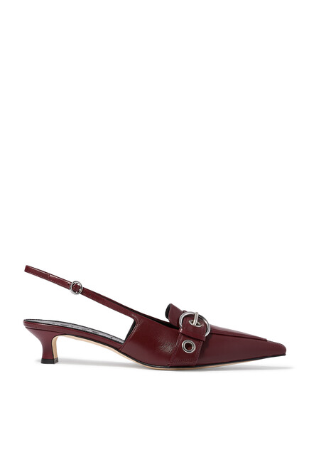 Davina Eyelet Slingback 35 Pumps