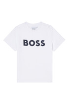 Logo Print Cotton T-Shirt