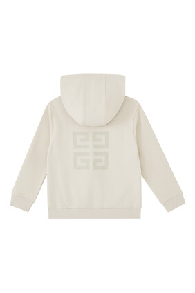 Kids Logo Hooded Cardigan