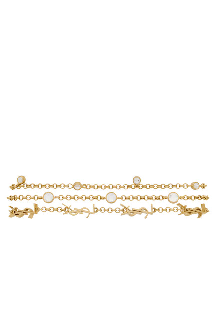 Cassandre Crystal Multi-Chain Bracelet