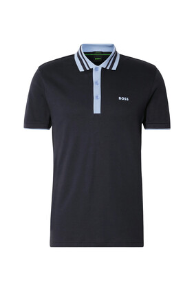 Paule Interlock Knit Polo Shirt