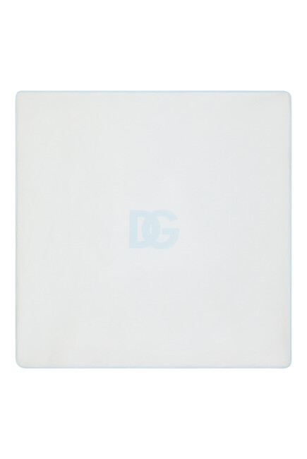 Kids DG Logo Print Jersey Blanket 