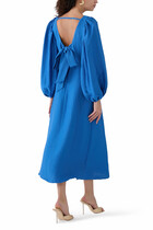 Balloon Sleeve Zendaya Midi Dress