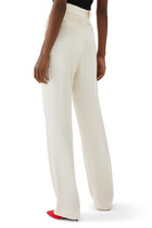 La Lune High Waisted Tailored Pants