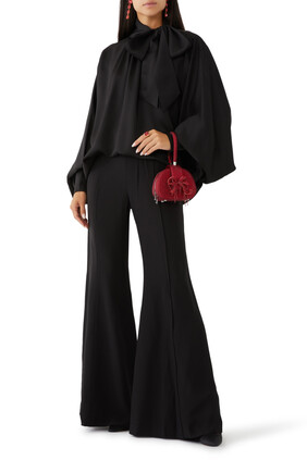 Crush Twill Flare Pants
