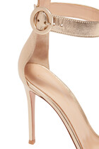 Portofino 105 Metallic Leather Sandals