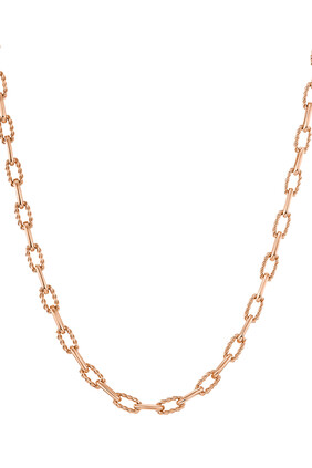 Madison 18in Chain Necklace, 18k Pink Gold