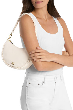 Kyla Small Leather Convertible Pochette Bag
