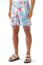 Hawaiian Floral Pajama Shorts