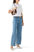 Avril Mid Slouchy Wide Leg Jeans