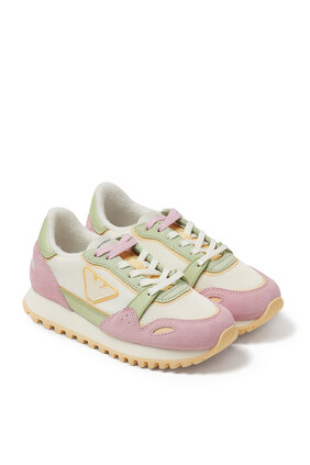Kids Eagle Logo Sneakers
