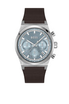 Candor Chrono Silver-Tone Chronograph Watch