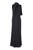 Silk Foulard Halter Dress