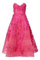 Sweetheart Lace Tea-Length Dress