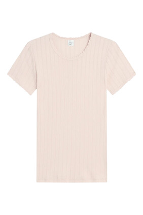 Pointelle Slim Fit T-Shirt