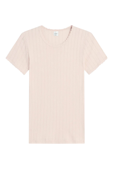 Pointelle Slim Fit T-Shirt