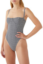 Gingham One-Piece Swimsuit