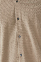 Micro EA Text Logo Long Sleeves Shirt