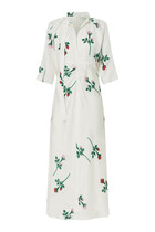 Rosebud Tie Neck Dress