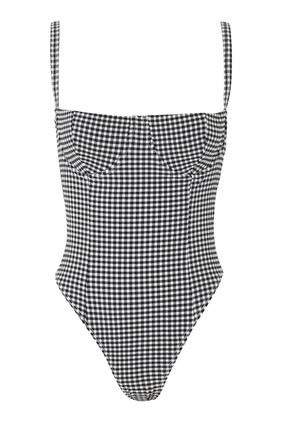 Gingham One-Piece Swimsuit