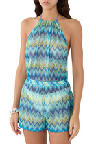 Zigzag Short Jumpsuit