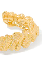 Cuff Bracelet, 18K Yellow Gold Plated Brass