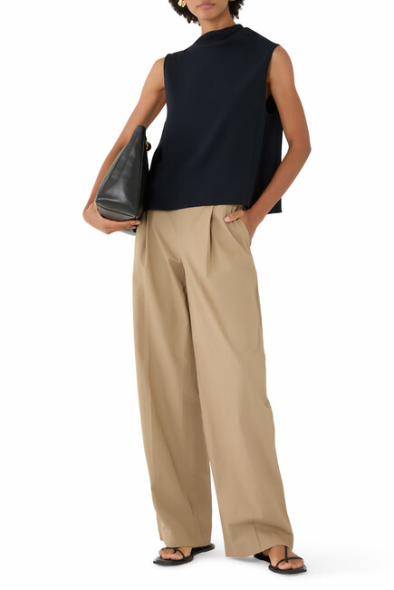 Asymmetrical Draped A-Line Top