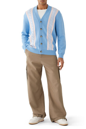 Le Cardigan Torsadé