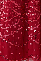 Deco Dot Ankle Gown