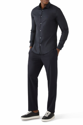 Stretch Nylon Blend Shirt