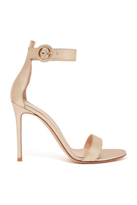 Portofino 105 Metallic Leather Sandals
