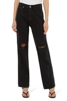 High-Rise Straight Jeans